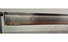 Углеткань карбон 230 г/м2, Plain 1х1 - Шашка 8мм, ширина 100 см